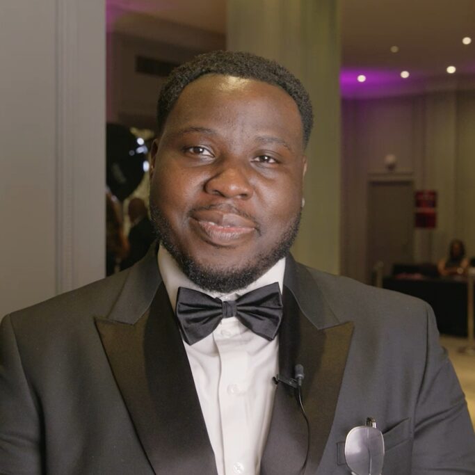 Isaac Amosu, Cloud Solution Architect, Microsoft UK, at the Black Tech Achievement Awards 2025