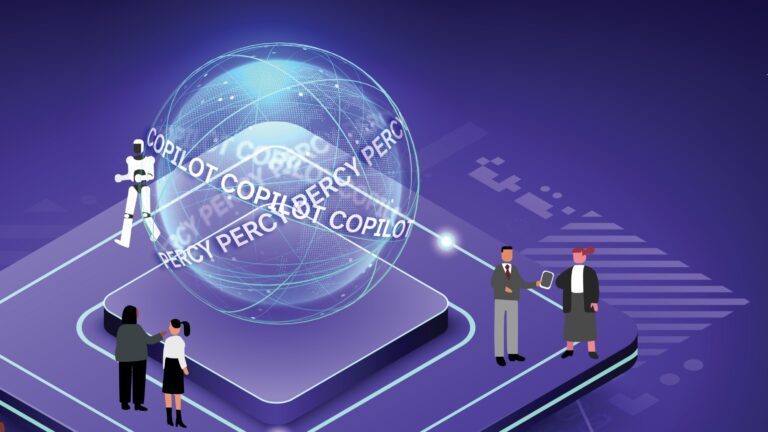 Banner graphic for law firm Simmons and Simmons' Generative AI platform Percy AI